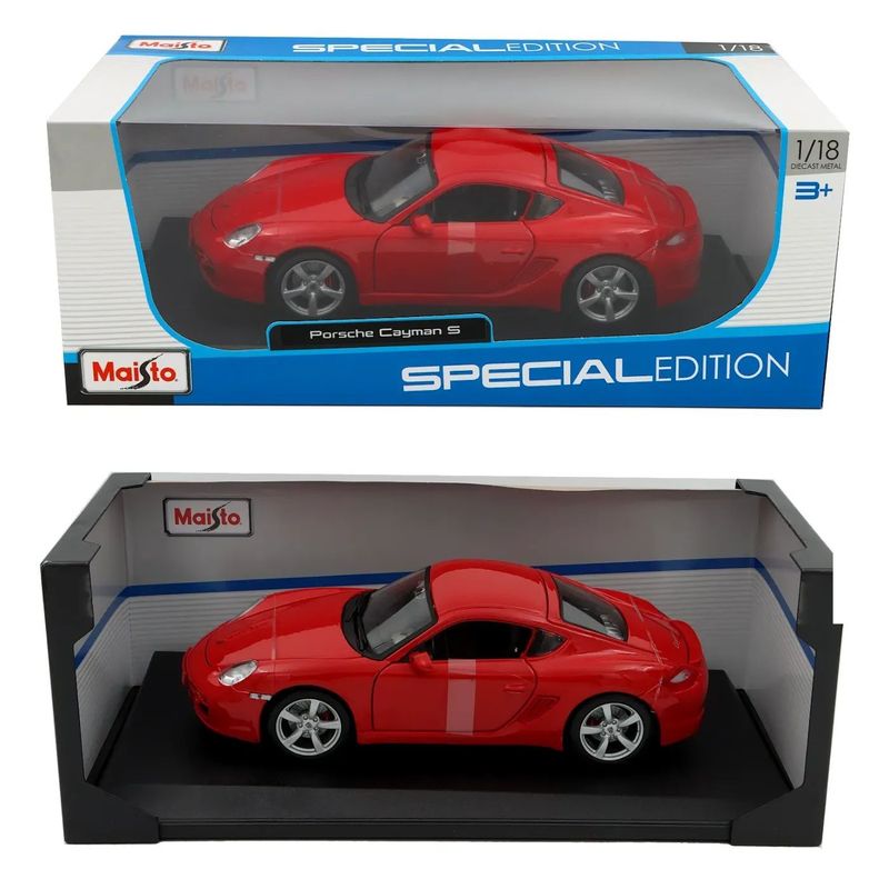 Porsche Cayman S - Röd - Maisto - 1:18