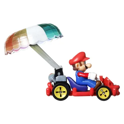 Mario - Pipe Frame + Parachute - Mario Kart - Hot Wheels