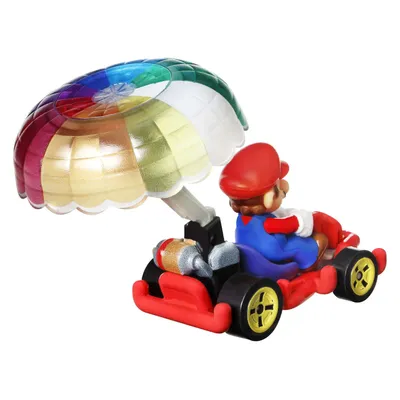 Mario - Pipe Frame + Parachute - Mario Kart - Hot Wheels