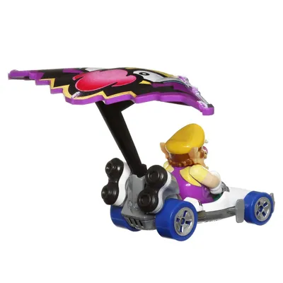 Wario - B-Dasher + Wario Wing - Mario Kart - Hot Wheels