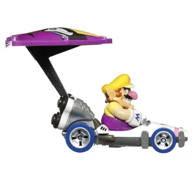 Wario - B-Dasher + Wario Wing - Mario Kart - Hot Wheels