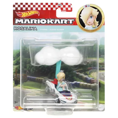Rosalina - P-Wing + Cloud Glider - Mario Kart - Hot Wheels