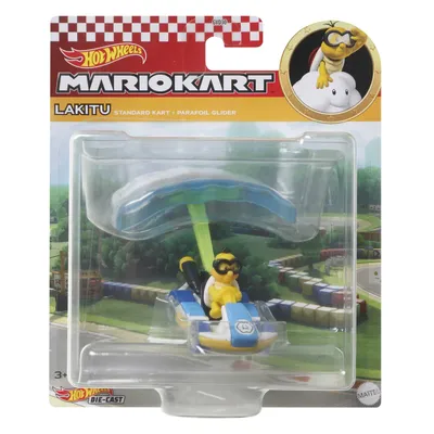 Lakitu - Standard Kart + Parafoil - Mario Kart - Hot Wheels
