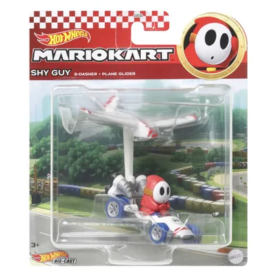 Shy Guy - B-Dasher + Plane Glider - Mario Kart - Hot Wheels