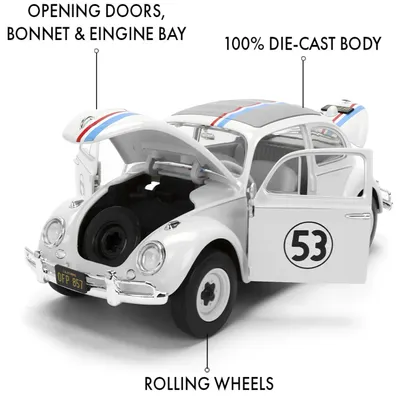 Herbie Volkswagen Beetle - The Love Bug - Jada - 1:24