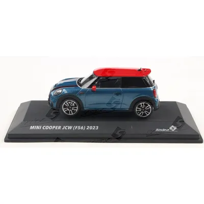 Mini Cooper JCW (F56) - 2023 - Blå / Röd - Solido - 1:43