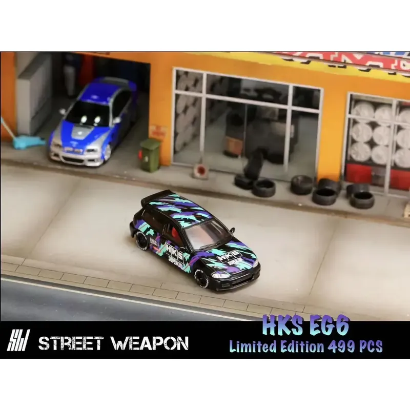 Honda Civic EG6 - HKS - Street Weapon - 1:64
