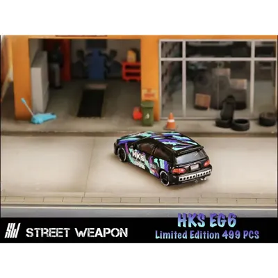Honda Civic EG6 - HKS - Street Weapon - 1:64