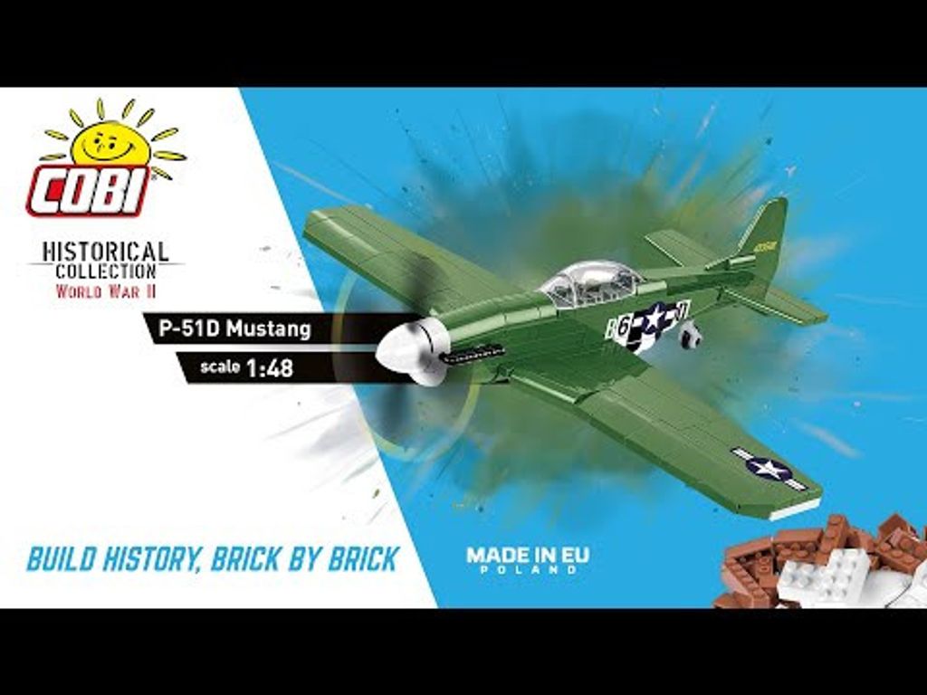 North American P-51D Mustang - Byggesæt - 5860 - COBI - 1:48