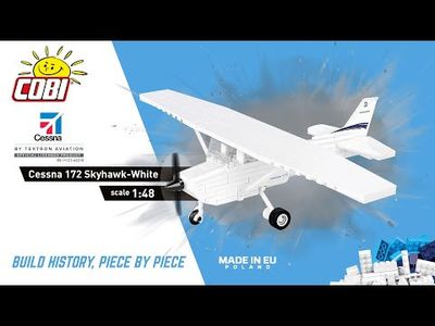 Cessna 172 Skyhawk - Vit - Byggklossar - 26620 - COBI - 1:48