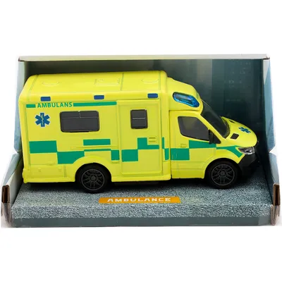 Svensk Ambulans - Mercedes-Benz Sprinter - Majorette - 15 cm