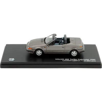 Volvo 480 Turbo Cabriolet 1990 - Silver - Triple9 - 1:43