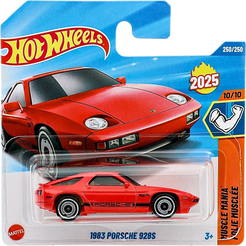 1983 Porsche 928S - Röd - Muscle Mania - Hot Wheels