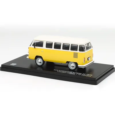 Volkswagen Kombi T2 - 1976 - Gul / Hvid - Triple9 - 1:43
