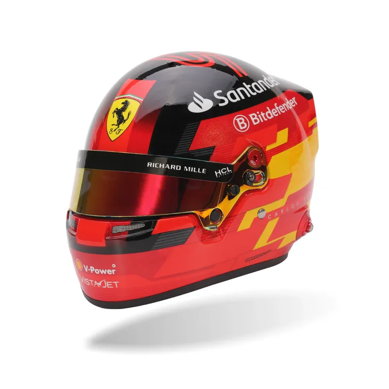 Hjälm - Carlos Sainz - Ferrari - 2024 - Bell Helmets - 1:2