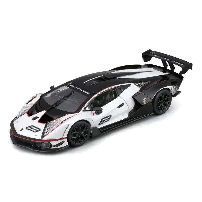 Lamborghini Essenza SCV12 - Vit / Svart - Bburago - 1:24