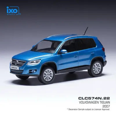 Volkswagen Tiguan - 2007 - Blå - Ixo Models - 1:43