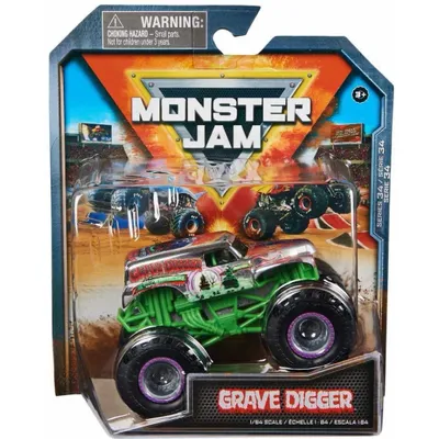 Grave Digger - Monster Jam - Monster Truck - 10 cm