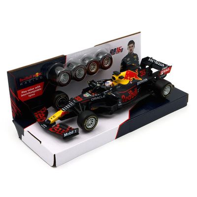 F1 - Red Bull - RB16B - Set med Däckbyte - Verstappen - 1:24