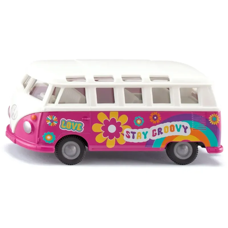 Volkswagen T1 Samba - Rosa - Siku - 9 cm