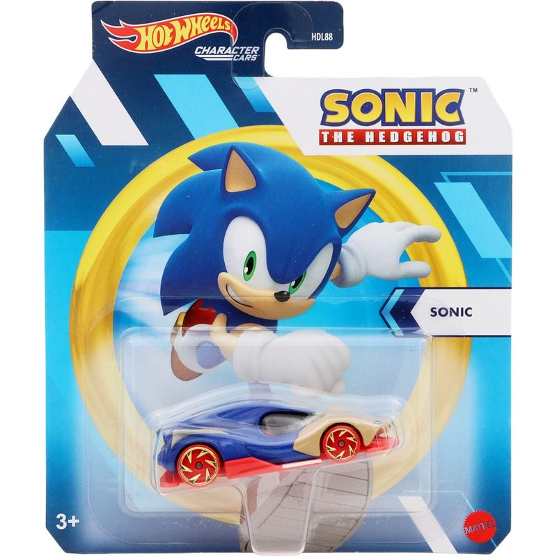 Sonic - Sonic the Hedgehog - Character Cars - Hot Wheels