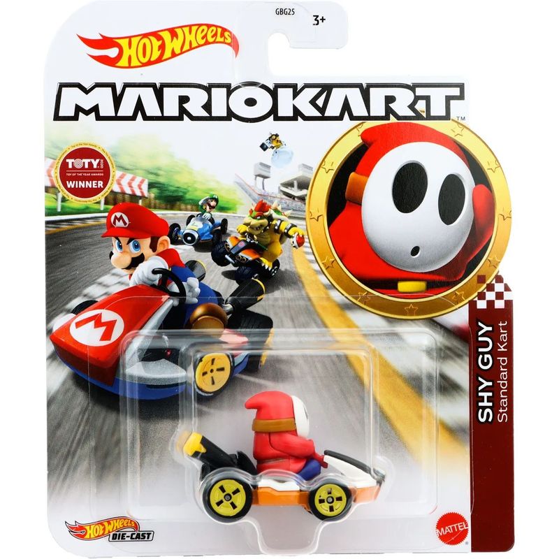 Shy Guy - Mario Kart - Standard Kart - Hot Wheels