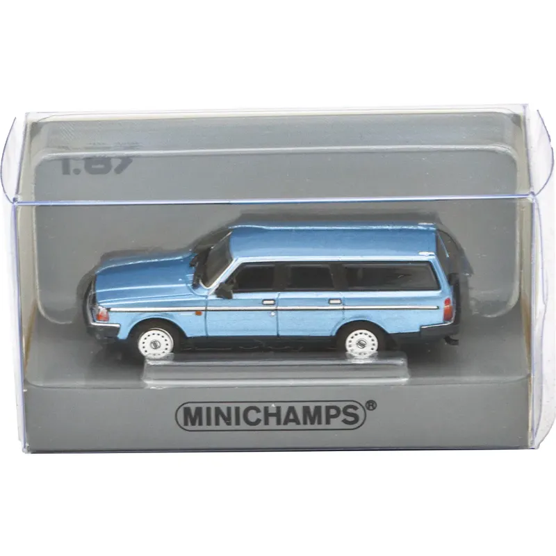 Volvo 240 GL - Kombi - 1986 - Blåmetallic - Minichamps - 1:87