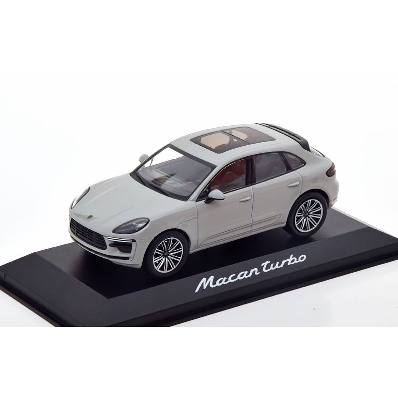 Porsche Macan Turbo - 2019 - Ljusgrå - Minichamps 1:43