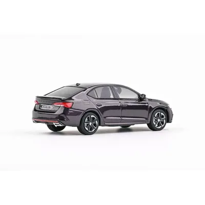 SKADAD FÖRPACKNING - Skoda Octavia IV RS 2020 - Lila - Abrex - 1:43
