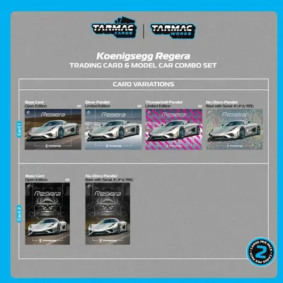 Koenigsegg Regera - Silver - Tarmac Works - 1:64