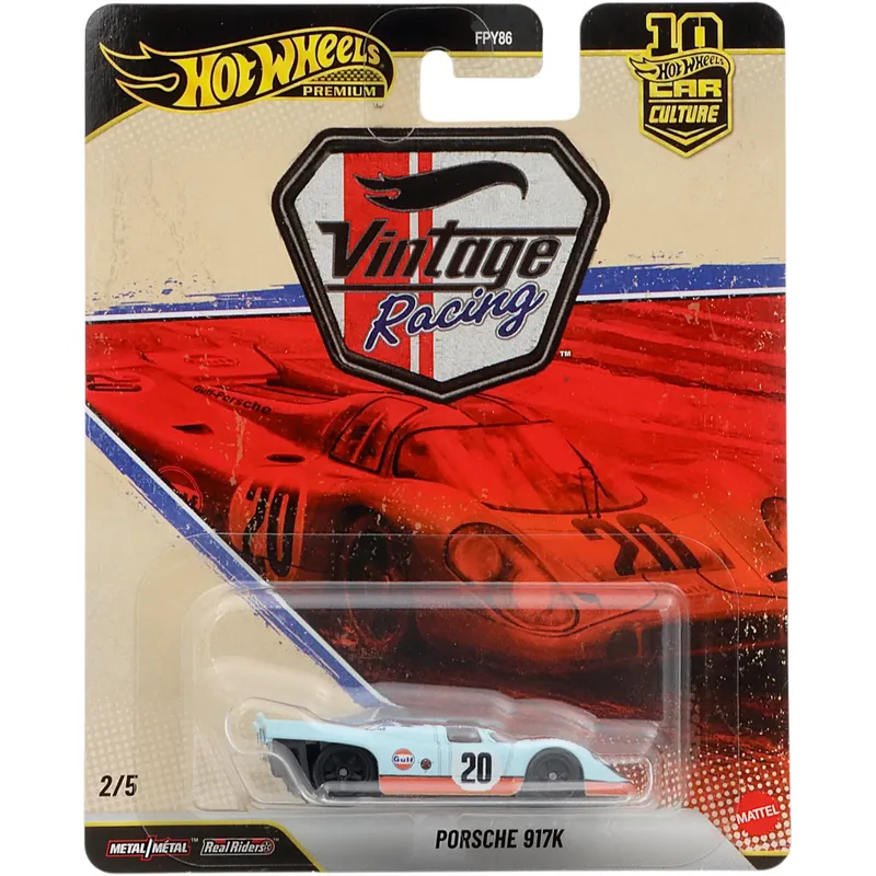 Porsche 917K - Gulf - Car Culture: Vintage Racing - Hot Wheels
