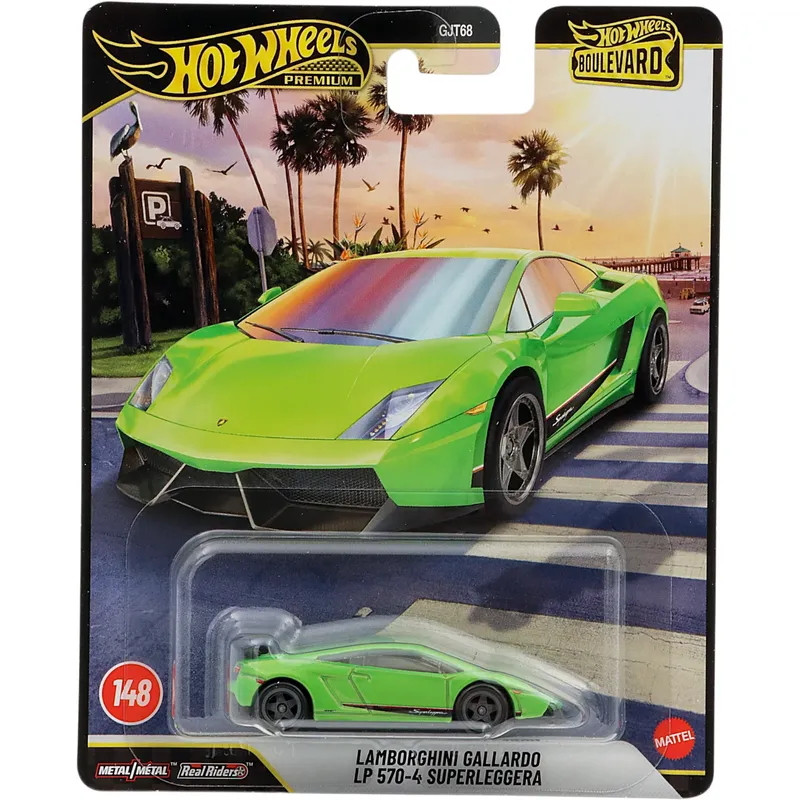 Lamborghini Gallardo LP 570-4 Superleggera - Grön - Boulevard 148 - Hot Wheels