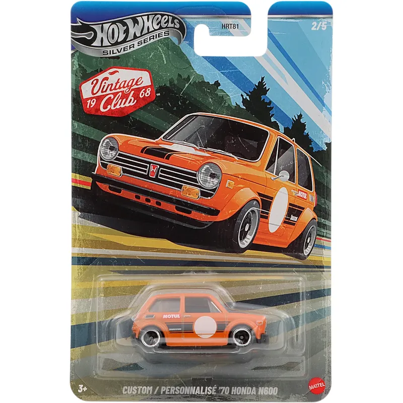 Custom '70 Honda N600 - Orange - Vintage Club 1968 - Hot Wheels