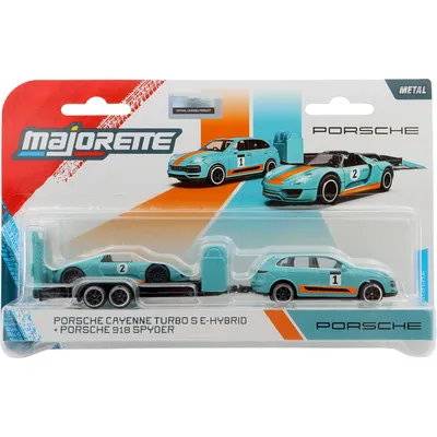 Cayenne Turbo S + 918 Spyder - Porsche Edition - Majorette