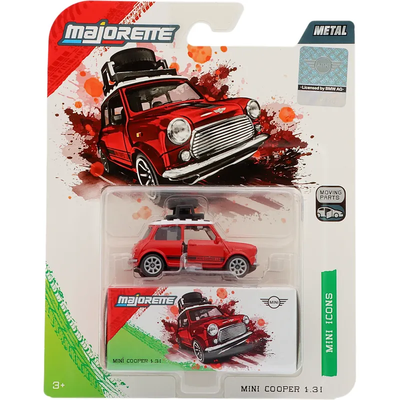 Mini Cooper 1.3l - Röd - Mini Deluxe Cars - Majorette