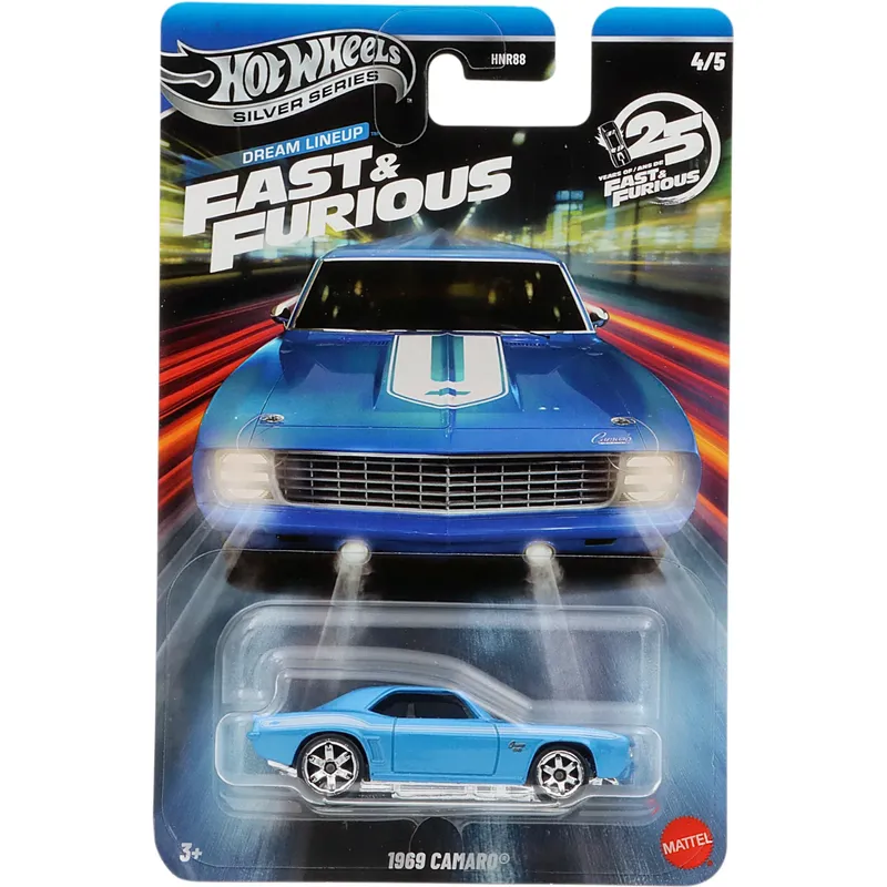 1969 Camaro - Blå - Fast & Furious - Hot Wheels
