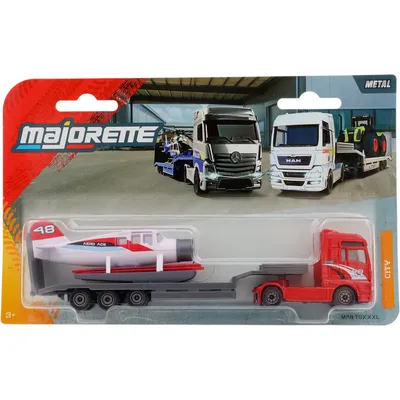 MAN TGX XXL + anhænger med flyvemaskine - Transporter - Majorette