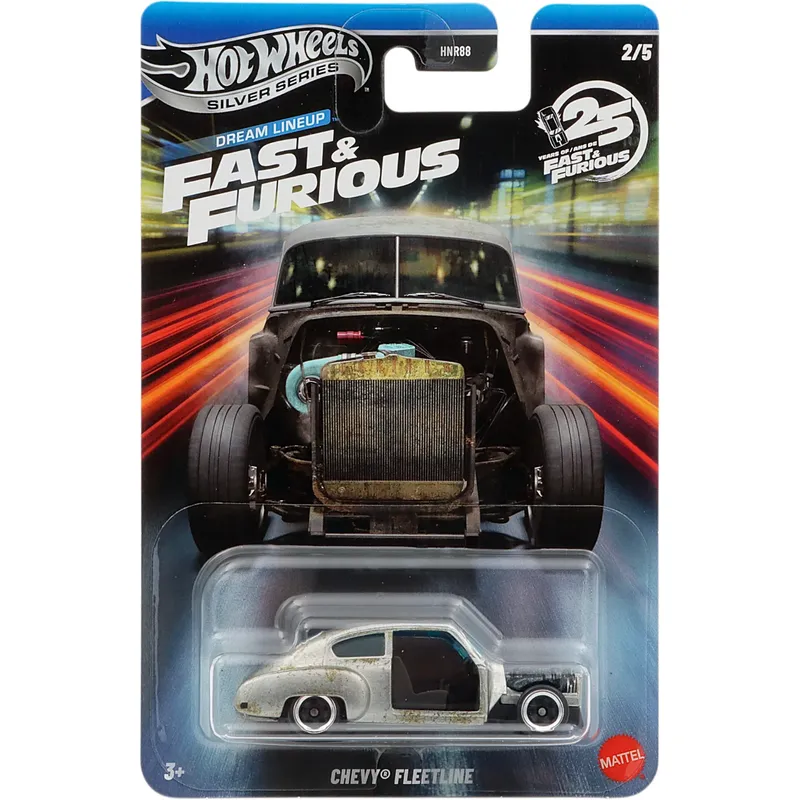 Chevy Fleetline - 1950 - Silver - Fast & Furious - Hot Wheels