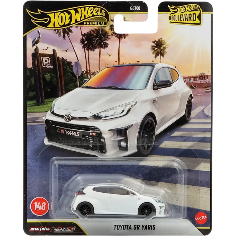 Toyota GR Yaris - Vit - Boulevard 146 - Hot Wheels