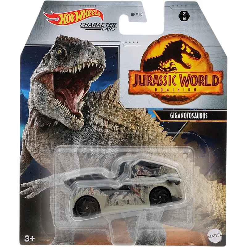 Giganotosaurus - Jurassic World Character Cars - Hot Wheels