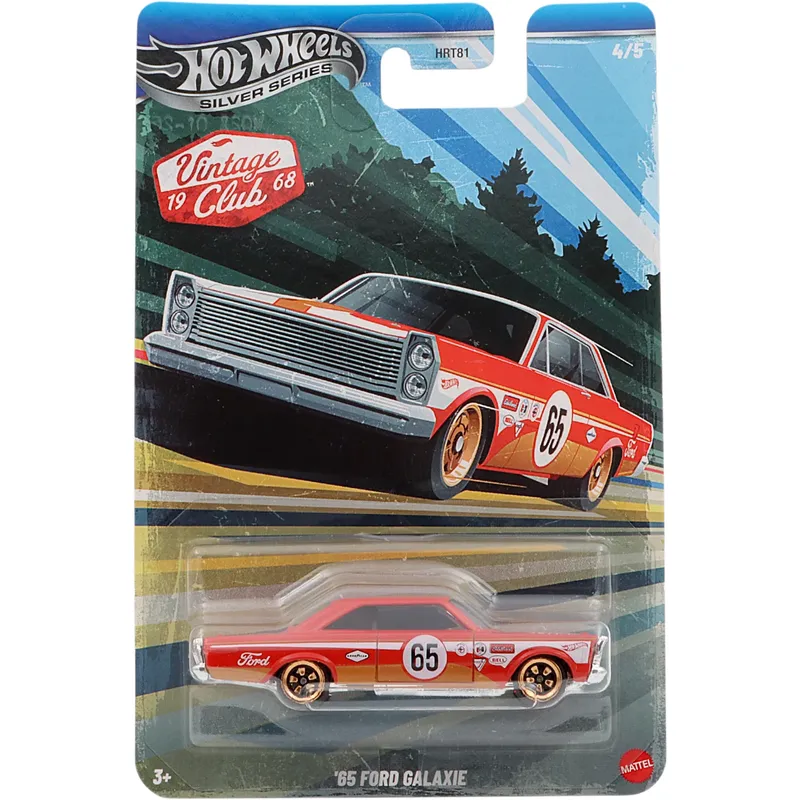 '65 Ford Galaxie 500 - Röd - Vintage Club 1968 - Hot Wheels