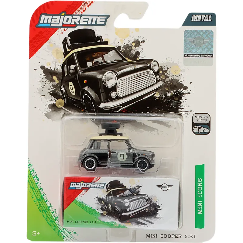 Mini Cooper 1.3l - Svart - Mini Deluxe Cars - Majorette