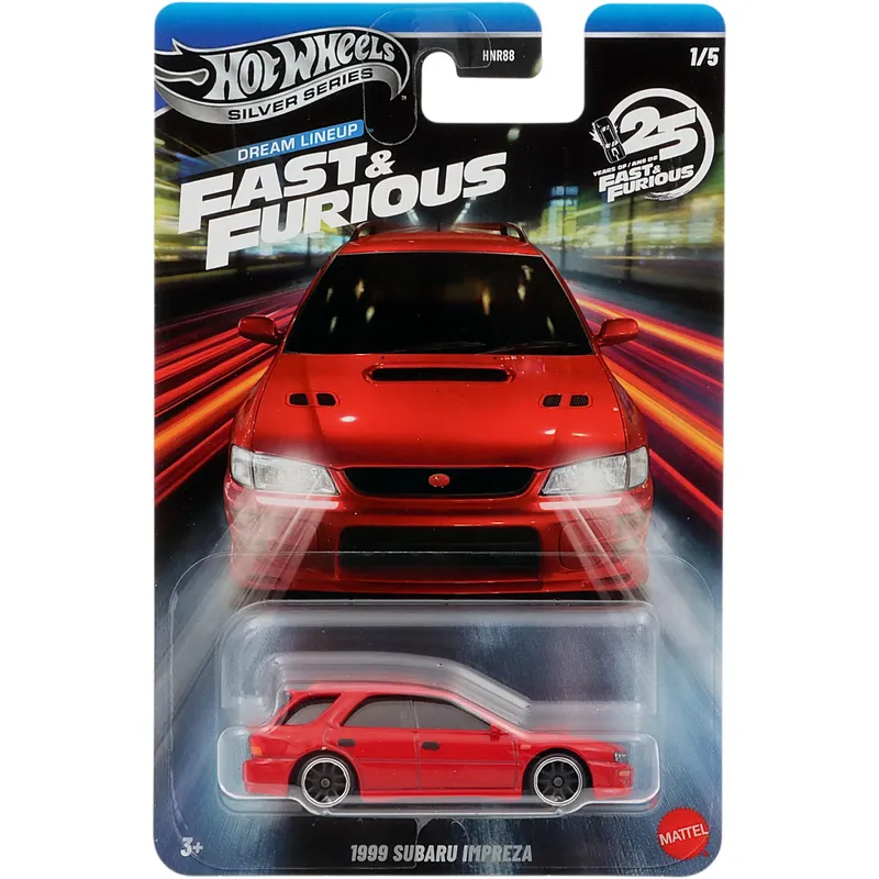 1999 Subaru Impreza - Röd - Fast & Furious - Hot Wheels