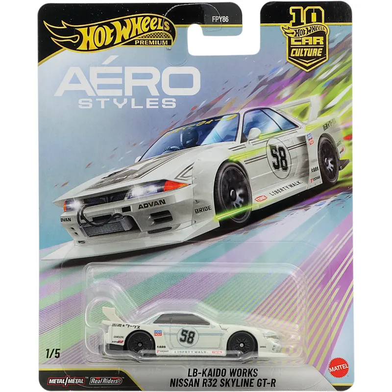 LB-Kaido Works Nissan R32 Skyline GT-R - Aero Styles - Hot Wheels