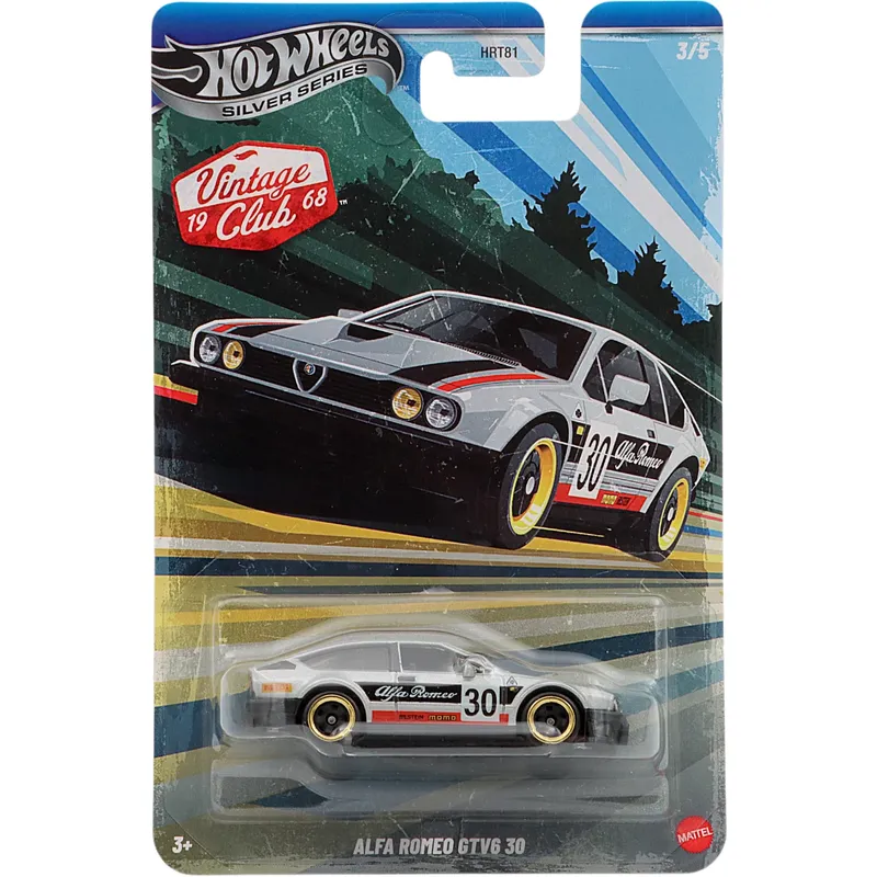 Alfa Romeo GTV6 3.0 - Grå - Vintage Club 1968 - Hot Wheels