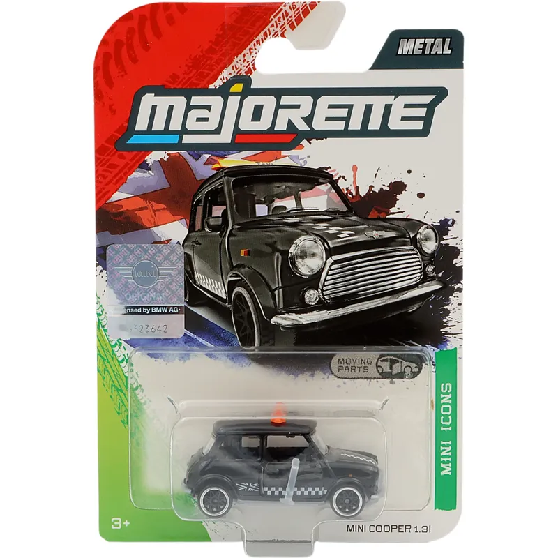Mini Cooper 1.3l - Svart Taxi - Mini Icons - Majorette