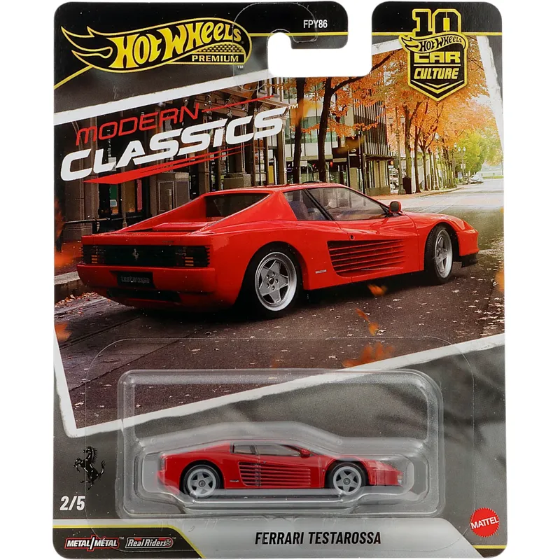 Ferrari Testarossa - Röd - Modern Classics - Hot Wheels