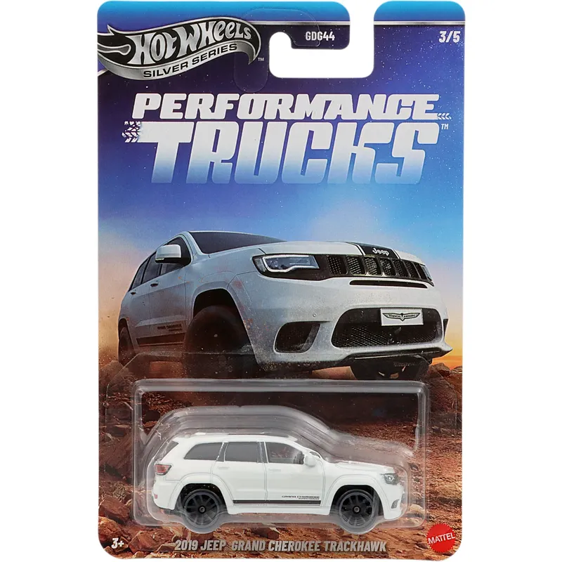 2019 Jeep Grand Cherokee Trackhawk - Vit - Performance Trucks - Hot Wheels