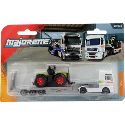 MAN TGX XXL + trailer med traktor - Transporter - Majorette