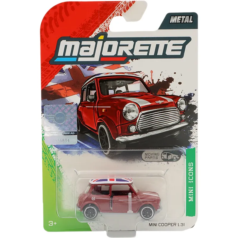 Mini Cooper 1.3l - Rödbrun - Mini Icons - Majorette